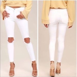 Free People Busted Knee skinny jeans